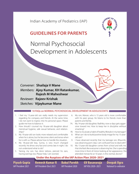 Normal Psychosocial Development in Adolescents