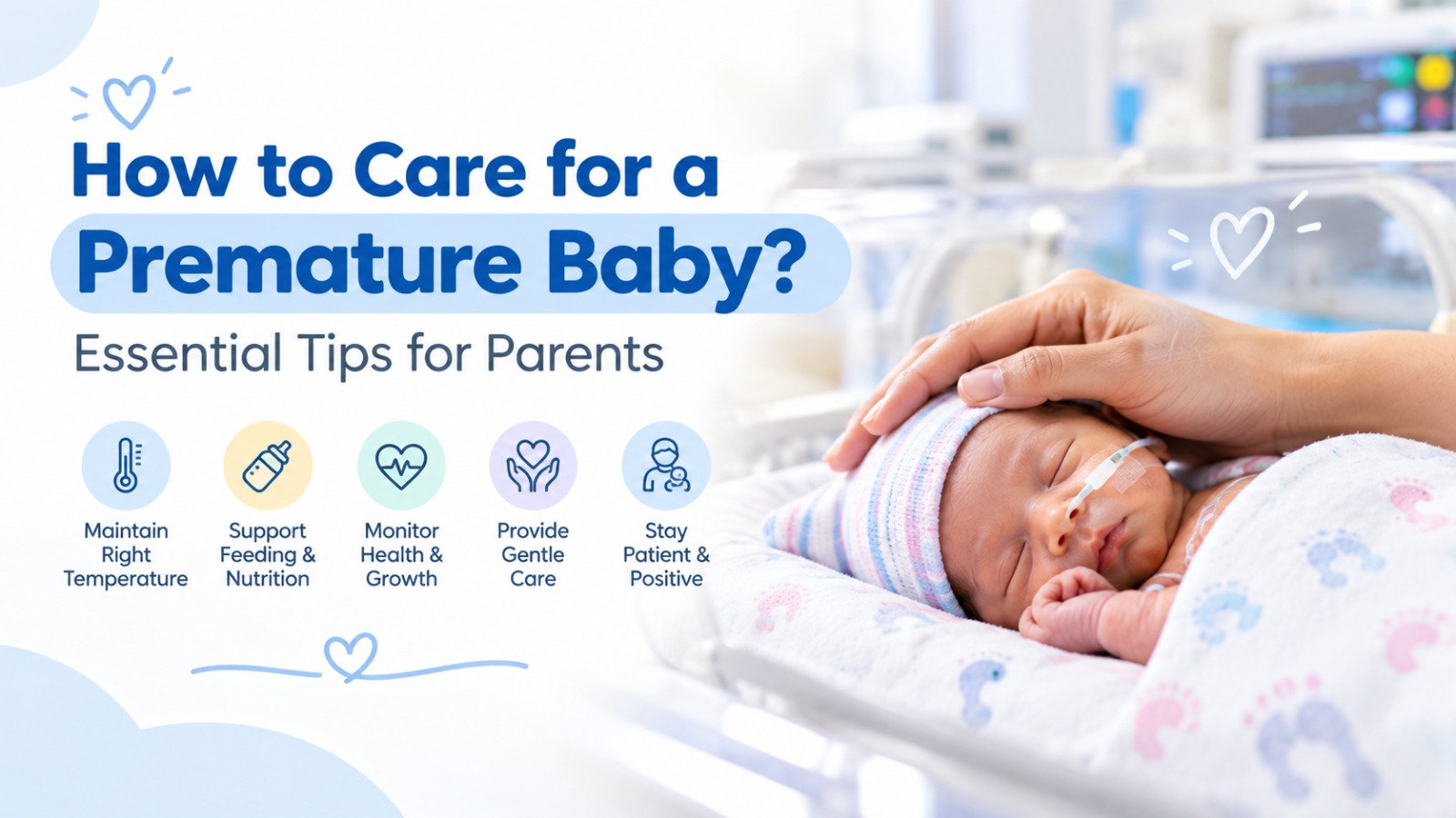 How to Care for a Premature Baby - Petals Children Hospital Raipur